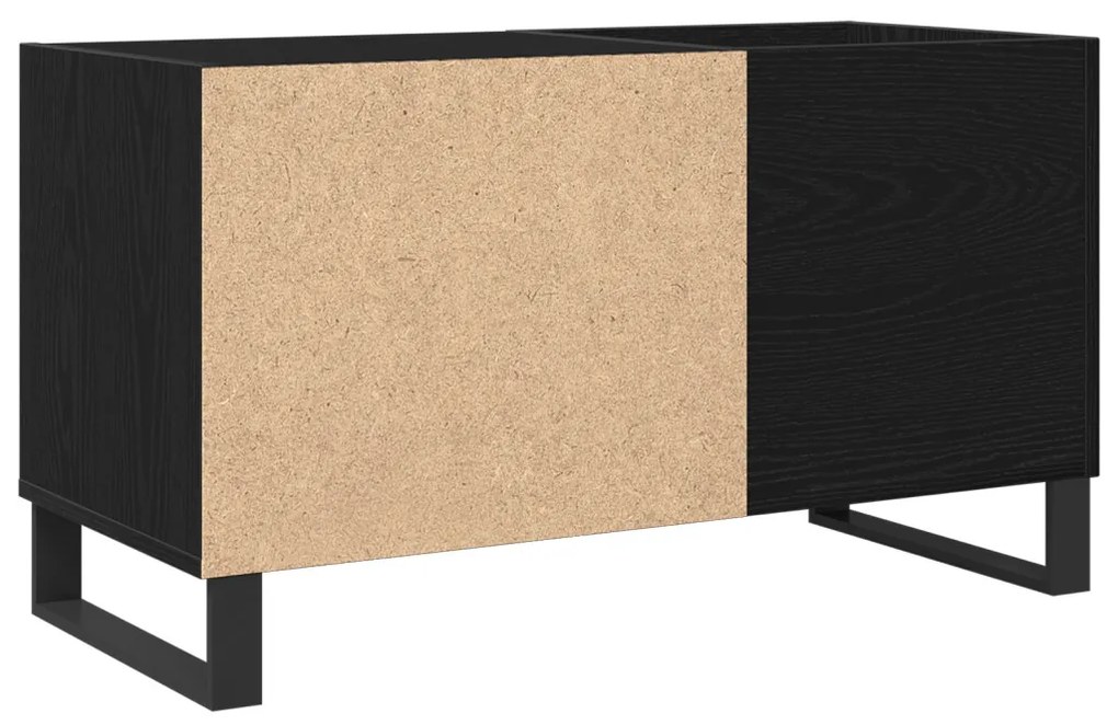 Rekord Szekrény Fekete Tölgy 84,5x38x48 cm Művelt Fa
