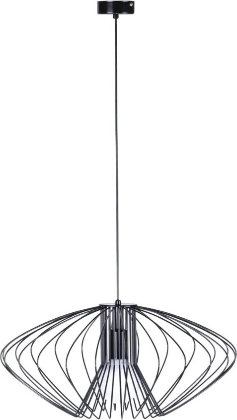 KAJA K-3407 CZARNY TIZI II Fekete Színű Függeszték 1xE27 15W IP20