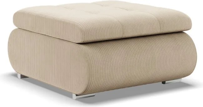 Tokio puff, kordbársony, bézs