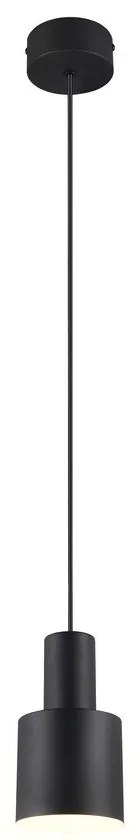 Fekete függőlámpa fém búrával ø 12 cm Agudo – Trio