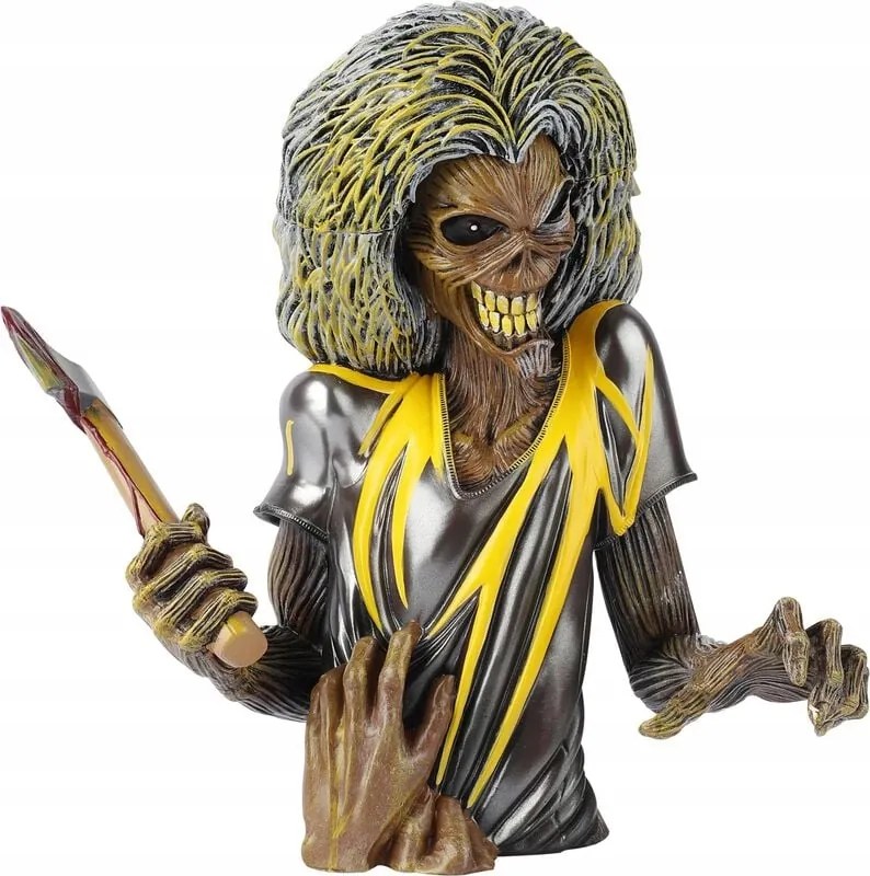 Iron Maiden Killers Bust Box Dekoráció Nagy Figura Doboz Angliából Eredeti