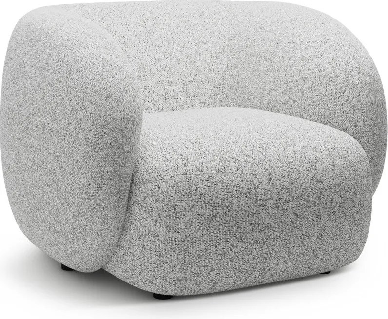 Világosszürke fotel Kate – Micadoni