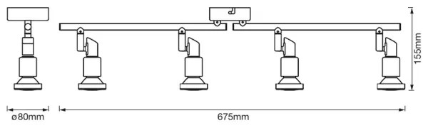 Ledvance - LED Spotlámpa SPOT 4xGU10/3W/230V