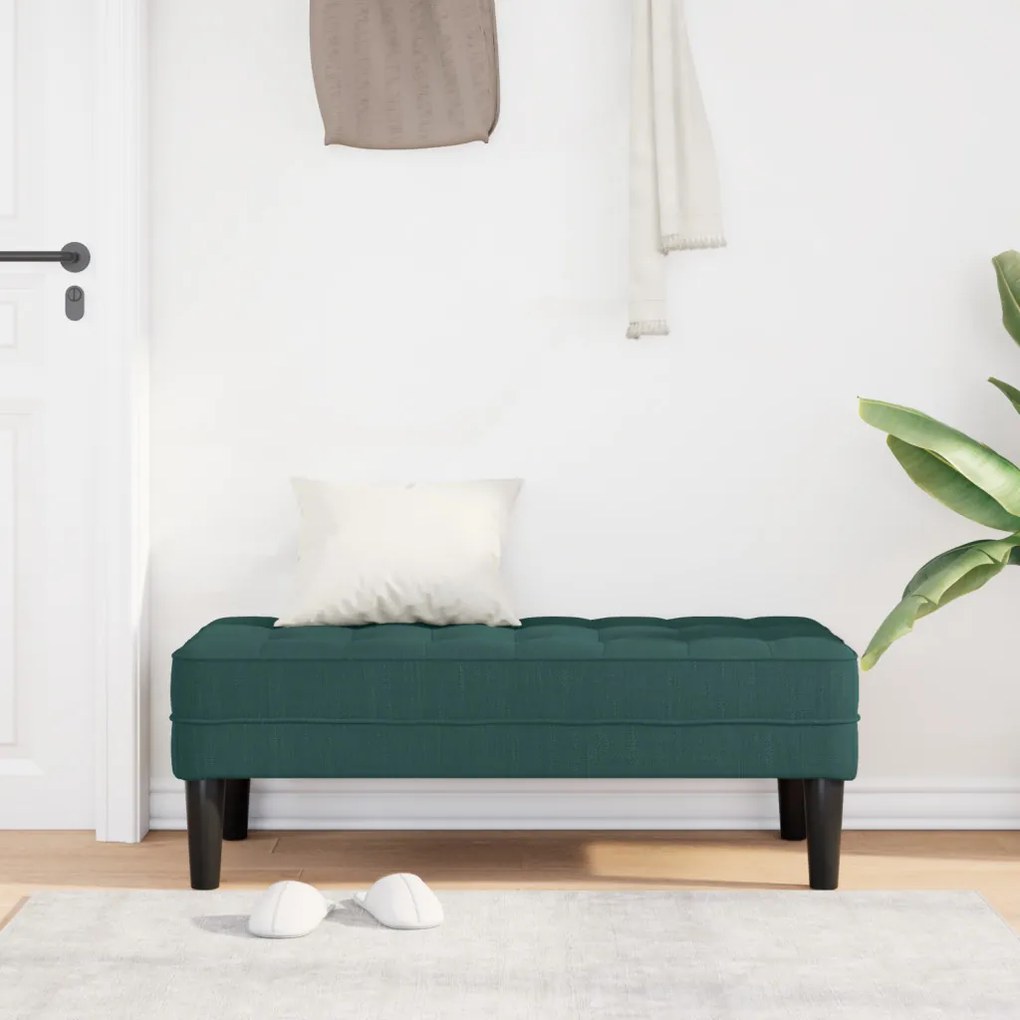 Pad Sötét Zöld 113x57x39 cm Szövet