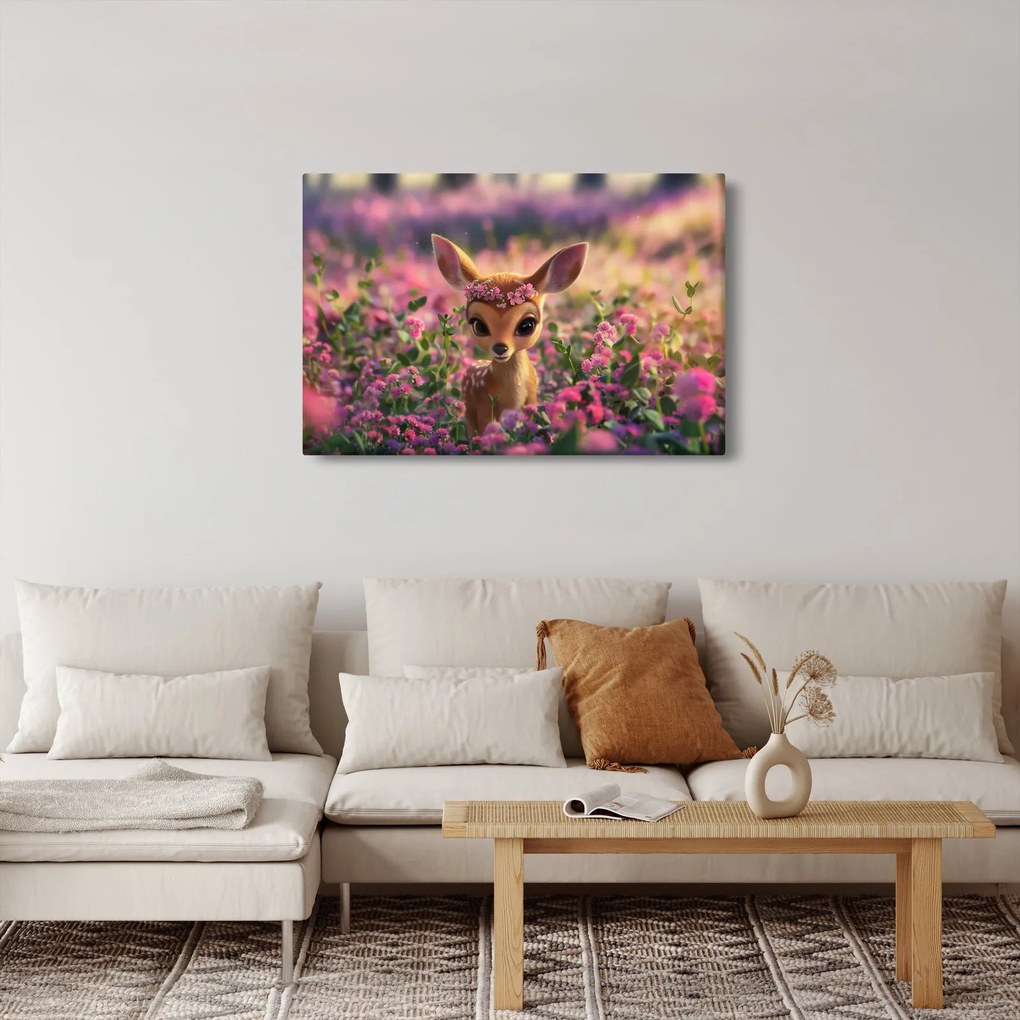 Kép - Aranyos őzike (90x60 cm)