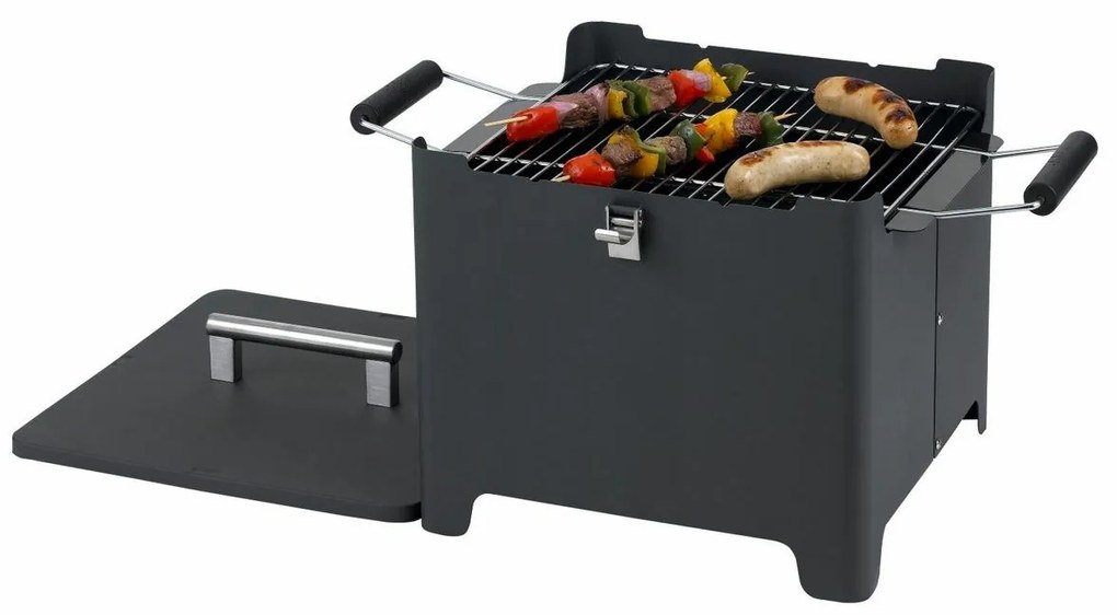 Tepro 1142 Grill Chill&amp;Grill kocka, antracit,54 x 36 x 35 cm