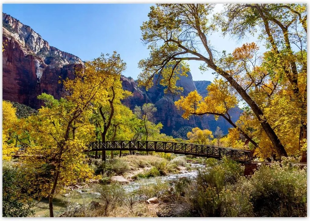 Poszterek 100x70 Híd Építészet Tájkép