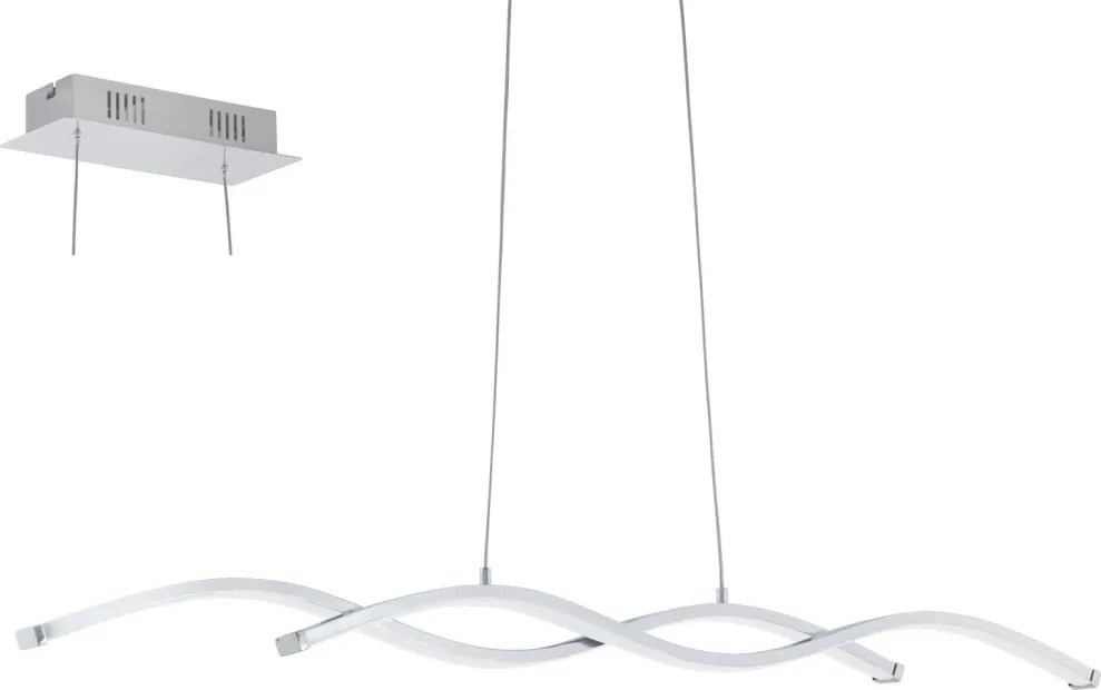 EGLO 96103 LASANA Modern Led Függesztett Lámpa Fehér, Króm LED IP20