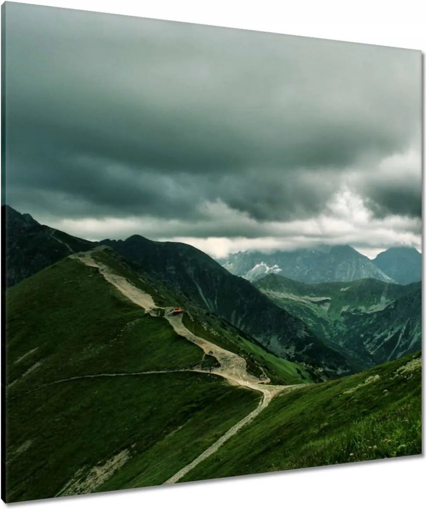 Vászonkép 90x90 Tátra Lengyel hegyek Kilátás