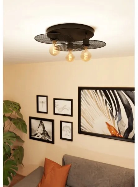 Eglo 43728 - Mennyezeti lámpa IKESTON 3xE27/40W/230V