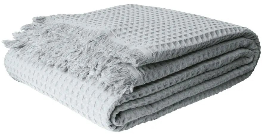Mentazöld pamut ágytakaró 140x200 cm Waffle – Mijolnir