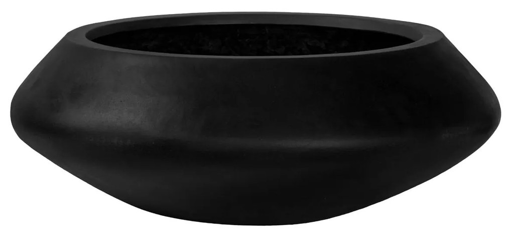 Květináč Tara, barva černá, více velikostí - PotteryPots méret: M - h 22,5 cm, ⌀ 60 cm