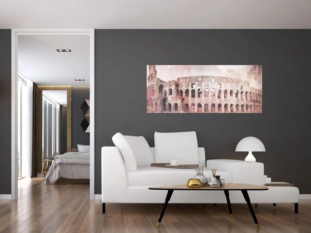 Kép - Vintage képeslap a városról N⁰2 (120x50 cm)
