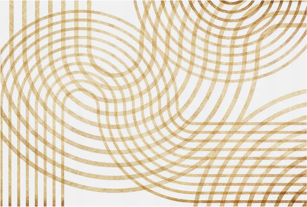 Divatos 3D fali tapéta Geometrikus szövés 104x70 ragasztóval