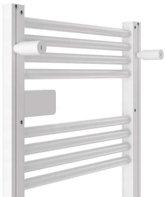 Erga Pago, elektromos radiátor 540x960 mm digitális termosztáttal, 500W, matt fehér, ERG-LAV-GRZE-E-ALU-960540-WH