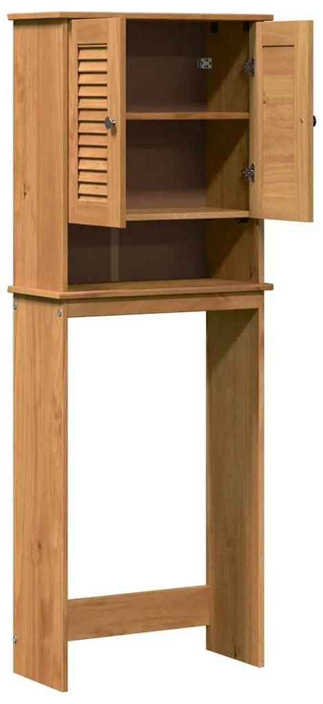 WC Szekrény VIGO mézbarna 60 x 27 x 161 cm Tömör fenyőfa