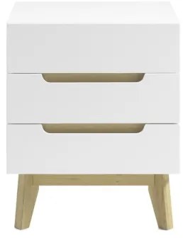 SINIRA fehér éjjeliszekrény