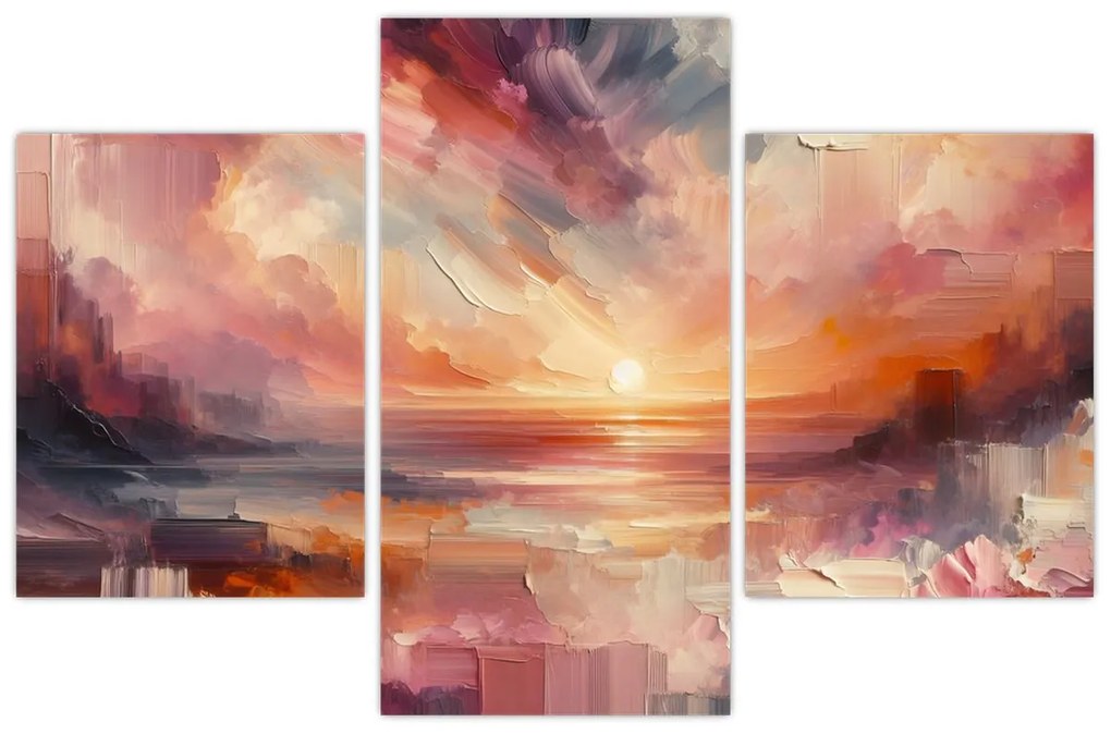 Kép - Festett alkonyat (90x60 cm)