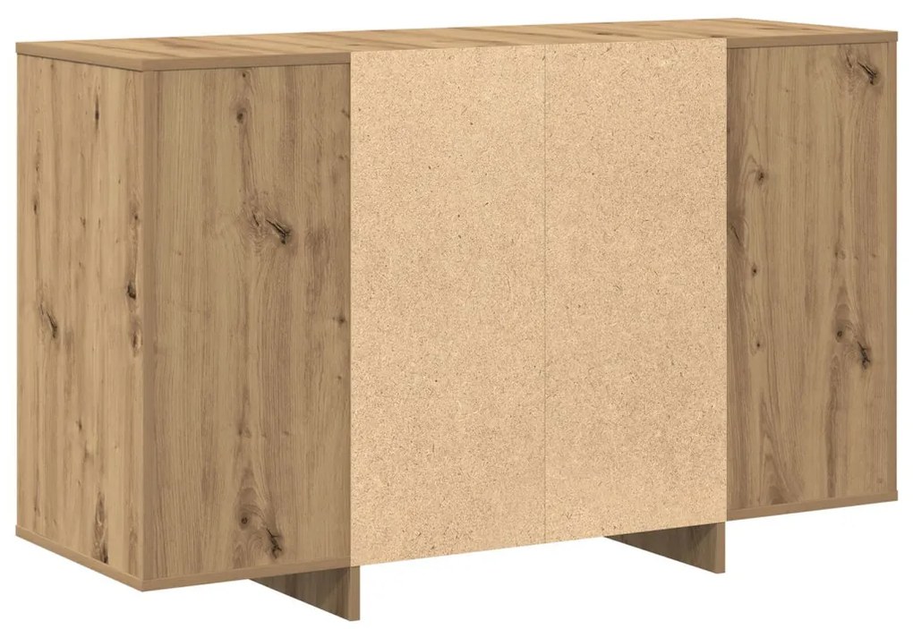 Tölgy étkezőszekrény Művészi tölgy Szerelt fa 120 x 41 x 75 cm