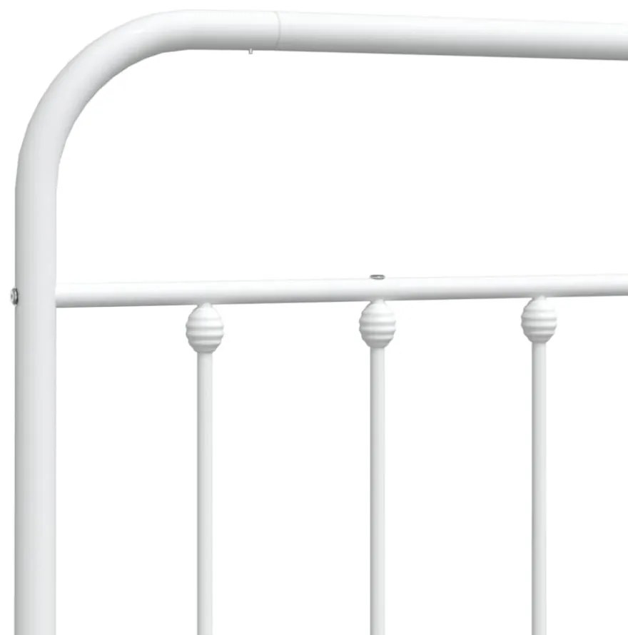 fehér fém fejtámla 80 cm