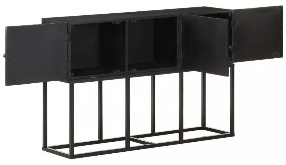 tömör mangófa tálalószekrény 115 x 30 x 76 cm