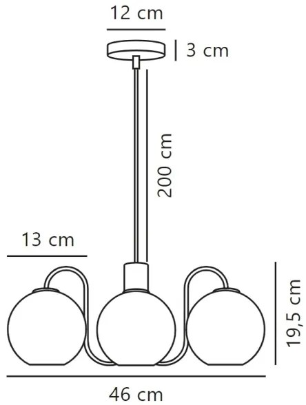 Nordlux - Csillár zsinóron FRANCA 4xE14/40W/230V