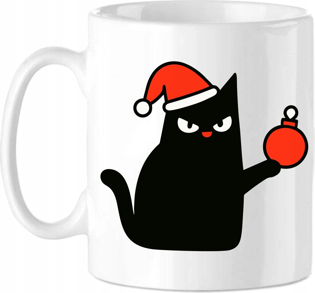 Karácsonyi bögre Macska Karácsony Mikulás Ajándék