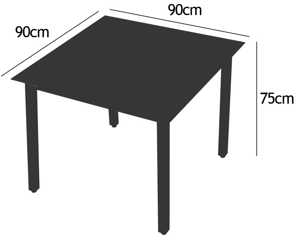 Deuba Alumínium szett Alu 1+4 - antracit