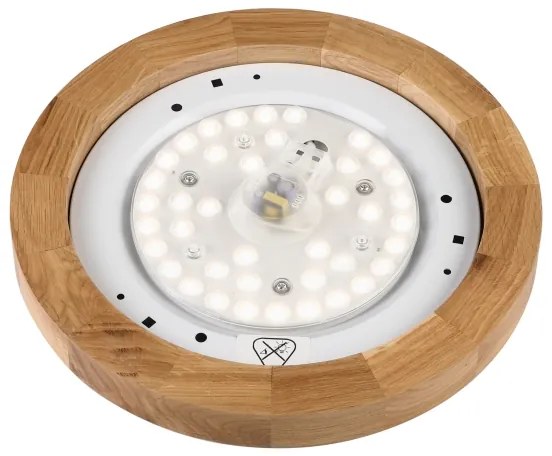 Brilagi - BELLADONNA LED mennyezeti lámpa LED/20W/230V Ø 30 cm fehér/tölgy