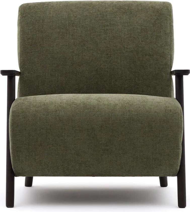 Zöld zsenília fotel Meghan – Kave Home