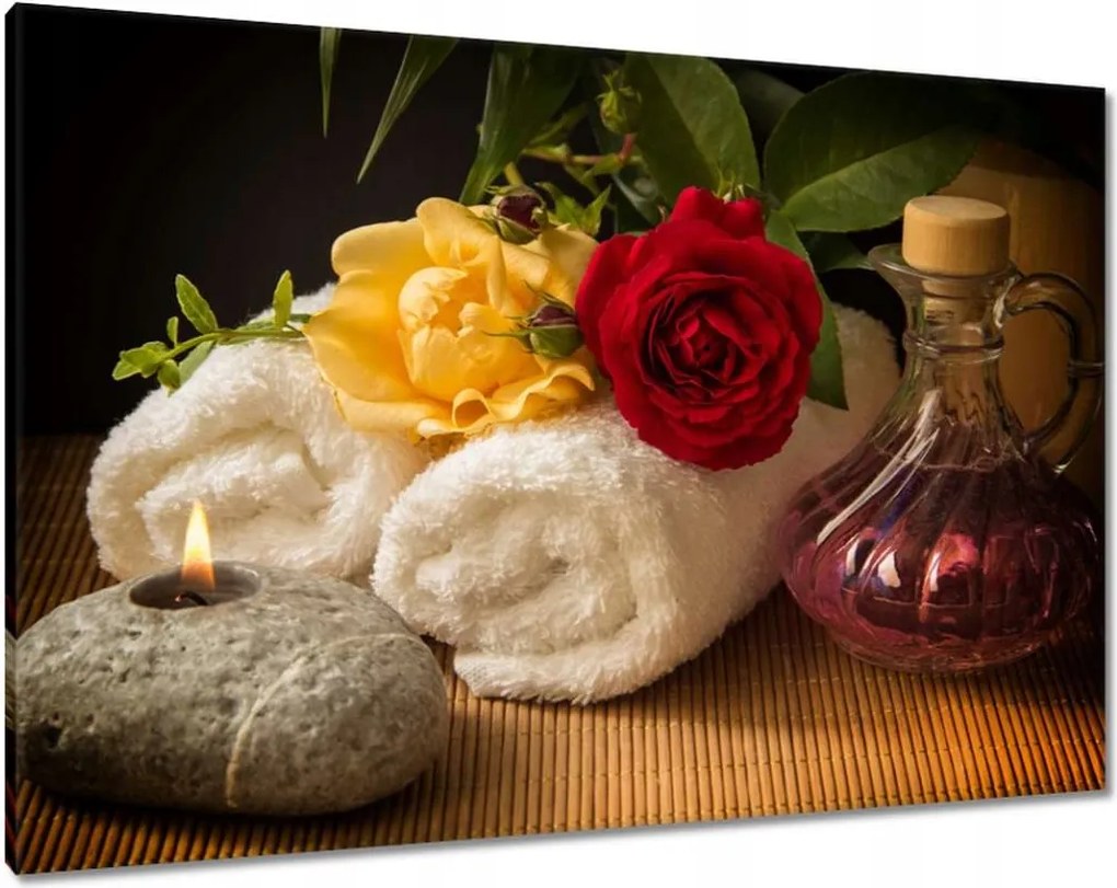 Vászonkép 100x70 Spa Wellness Relaxáció Víz