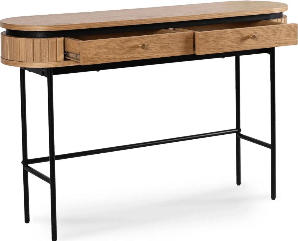 Toalettasztal bordázott kivitelben, tölgy színben BECK