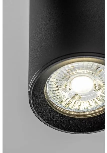 Lámpa Mennyezeti lámpatest TIPO, alum, 65x115, IP20, max 50W, fekete