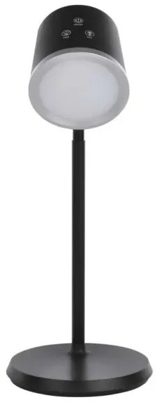 LED Dimmelhető újratölthető asztali lámpa 4in1 LED/6W/3,7V 3000K/4000K/6500K fekete