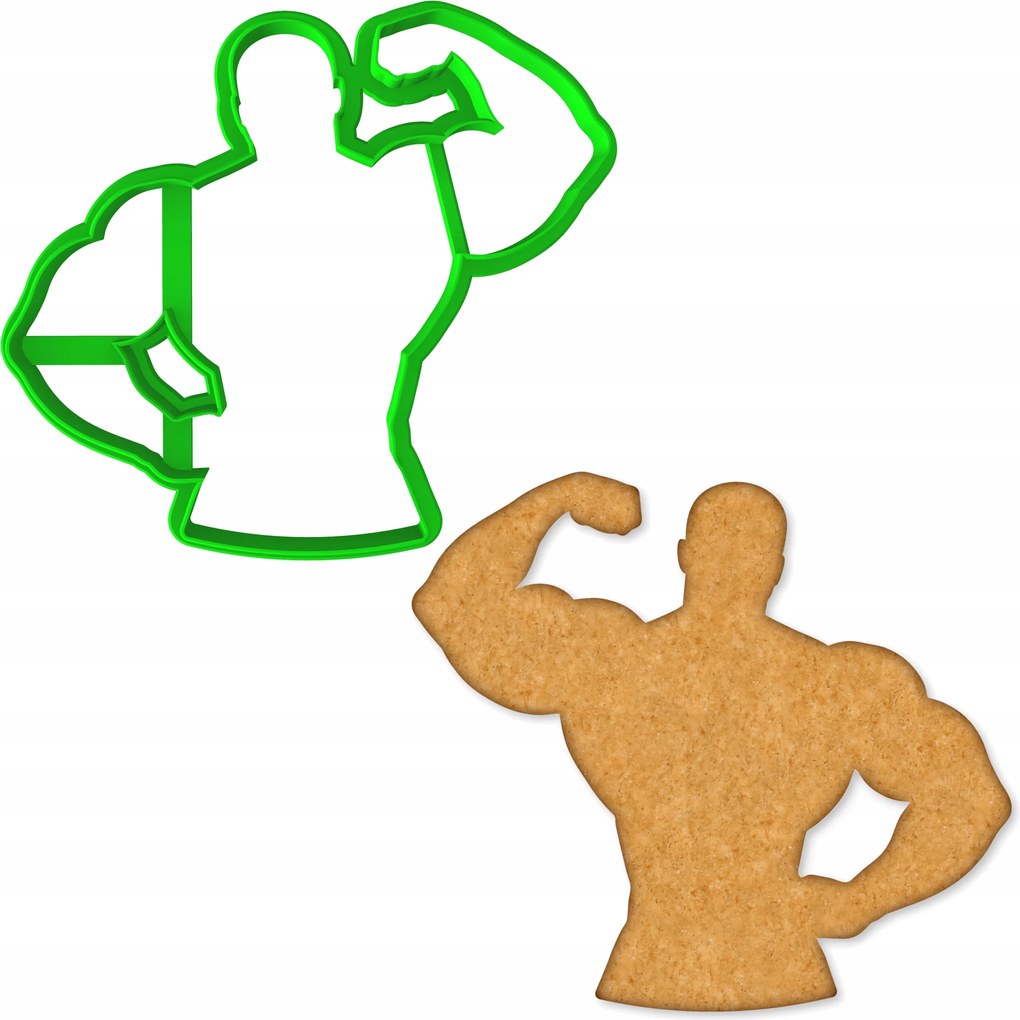 Mézeskalács lyukasztó Sport Edzőterem Testépítő Erős 10cm