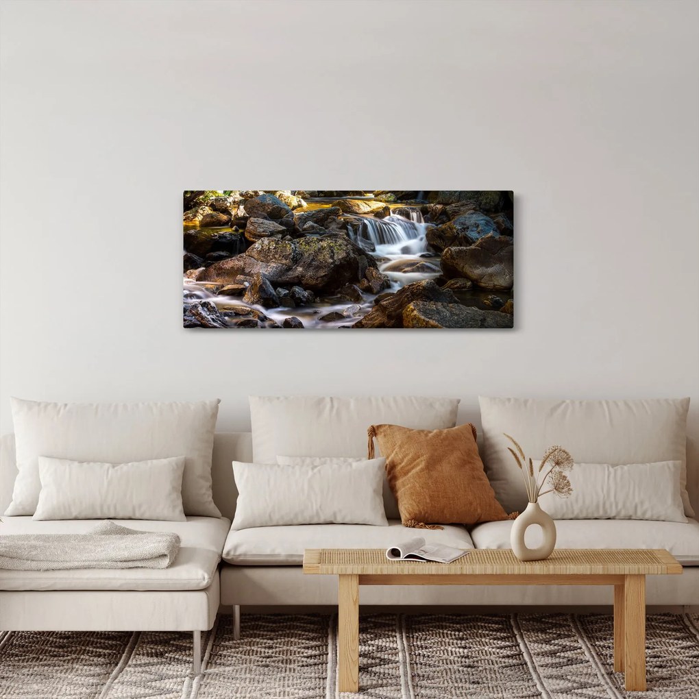 Köves patak képe (120x50 cm)