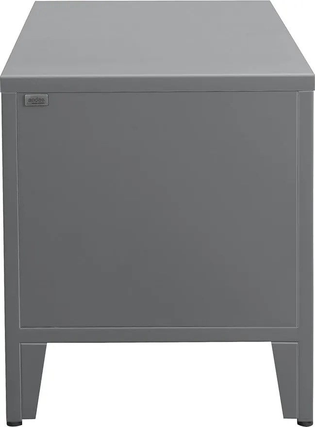 Szürke fém ülőkés cipőtartó Salino – Støraa