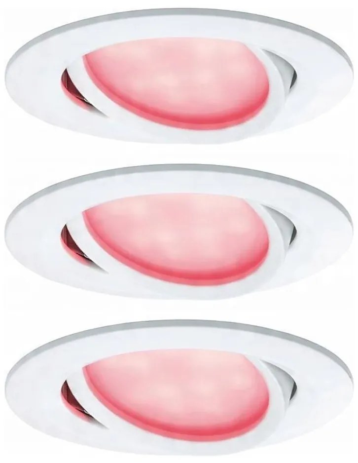 Paulmann 93940 -KÉSZLET 3x LED RGBW/2W IP23 Dimmelhető fürdőszobai beépíthető lámpa 230V