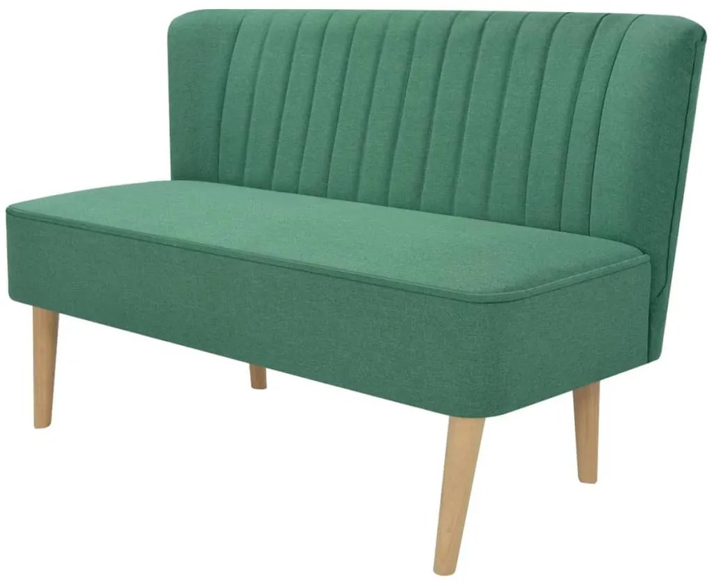 zöld szövetkanapé 117 x 55,5 x 77 cm