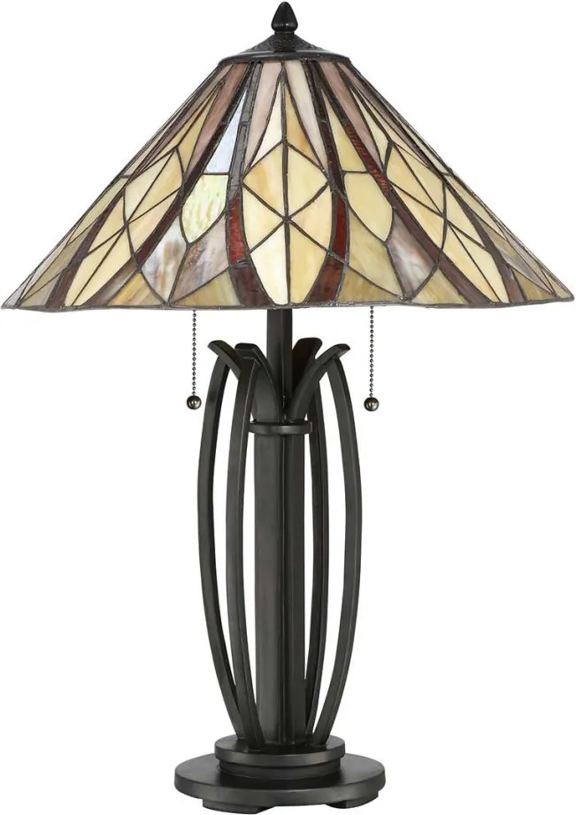Elstead Lighting VICTORY & HOLMES QZ-VICTORY-TL Asztali lámpa 2x60W/E27