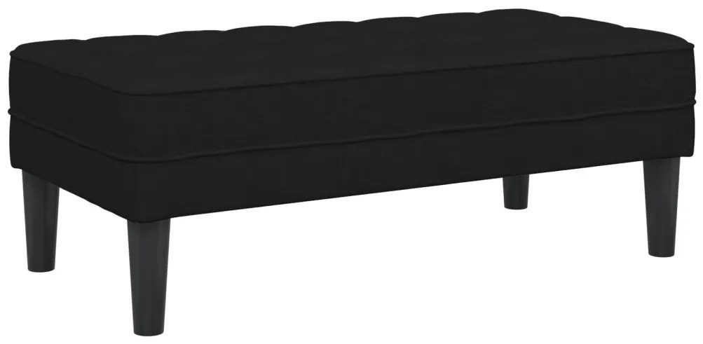 Pad Black 113x57x39 cm Szövet