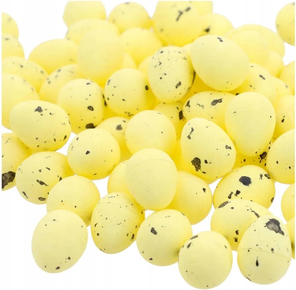 Hungarocell tojás Sárga Díszes Húsvéti tojás 1,8cm Húsvéti tojás 100db