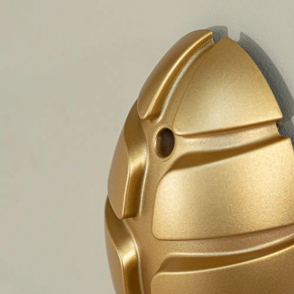 Aranyszínű fali műanyag akasztó Bug – Spinder Design