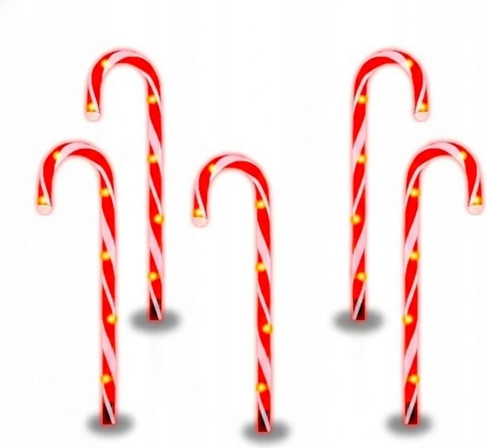 Karácsonyi Led Mikulás Csajok 63cm Kertbe 5db Led Cukorka