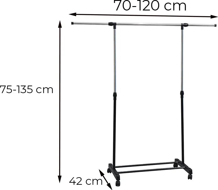 Ruhaállvány LRA-06 fekete