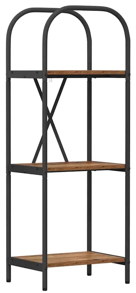 Könyvespolc Régi fa 40 x 30 x 109 cm Faanyag