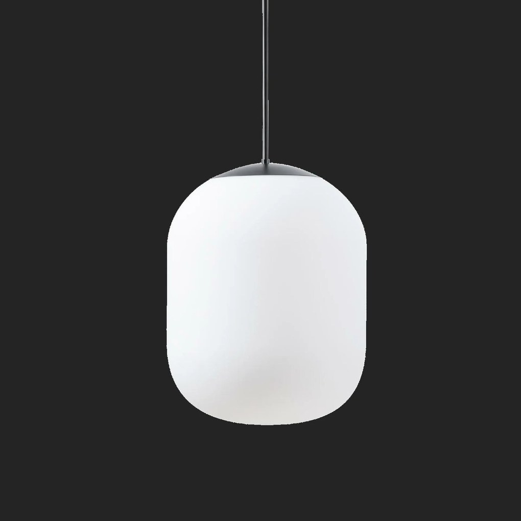 Osmont 62301 Tania P2 Hp függesztett üveglámpa fekete fehér IP40 3000 K