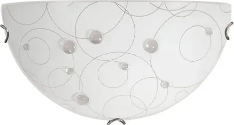 Rabalux beltéri fali lámpa e27 60w fehér/mintás jolly