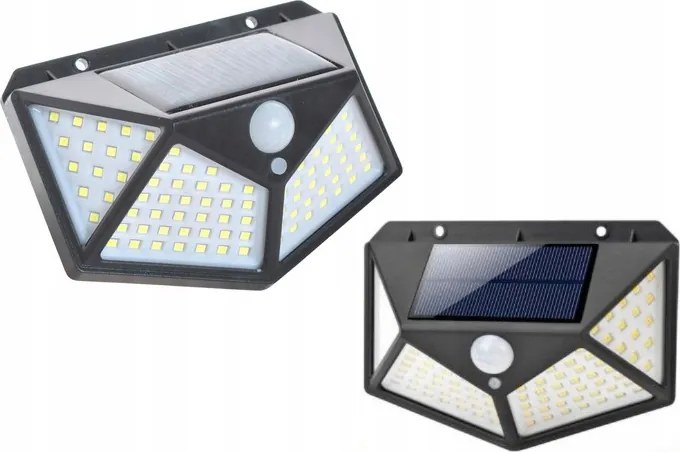 Napelemes Lámpa Napelemes Panel Mozgásérzékelővel Kerti Pavilon Garázs