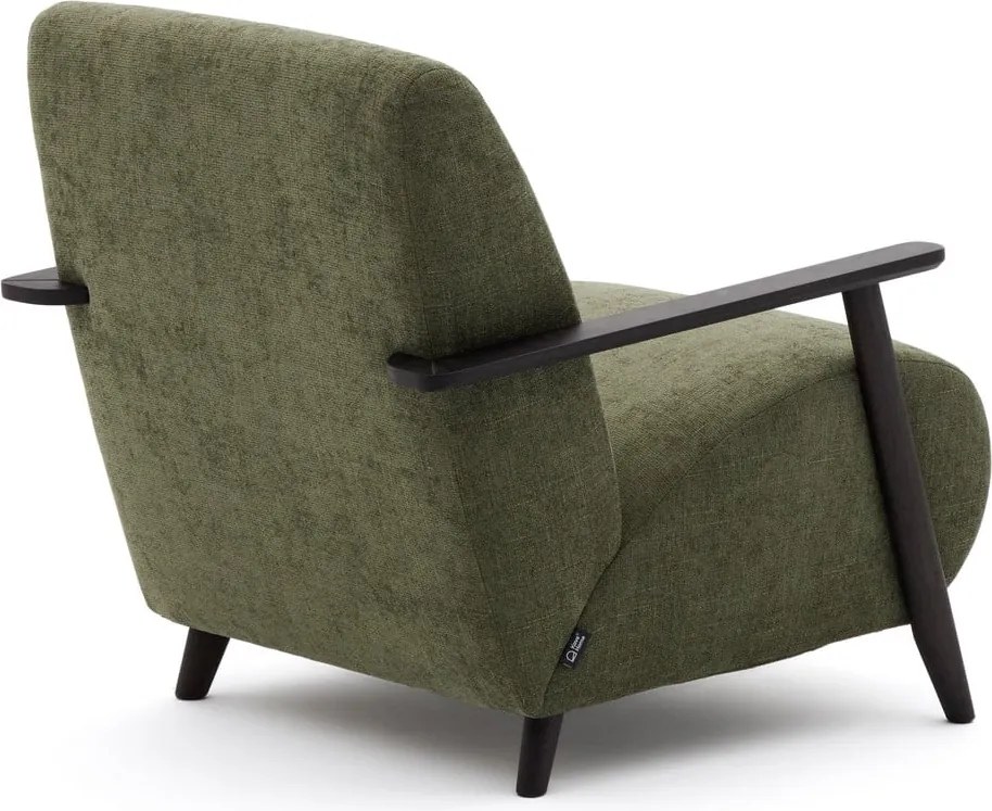 Zöld zsenília fotel Meghan – Kave Home